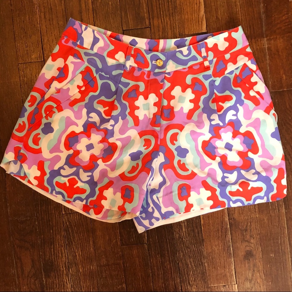Annie Griffin Multicolored floral shorts